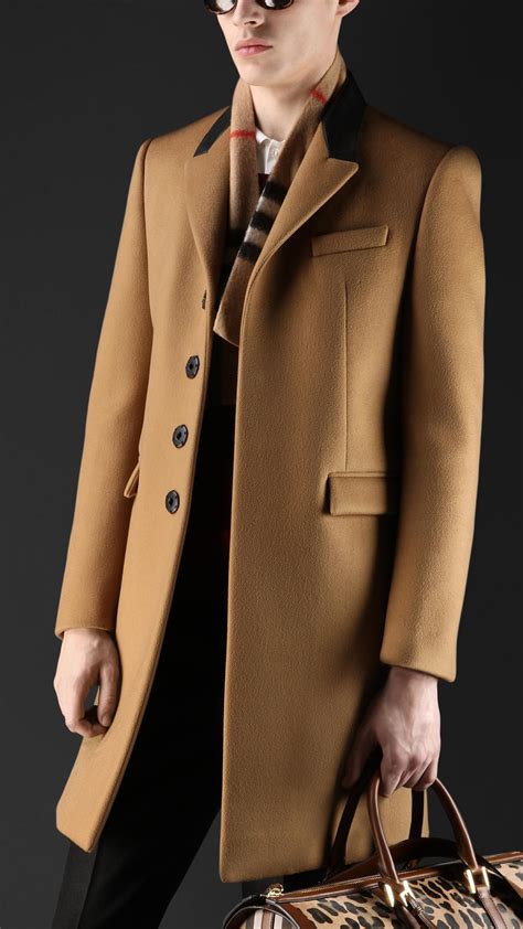 used mens burberry coat|long overcoat men's burberry.